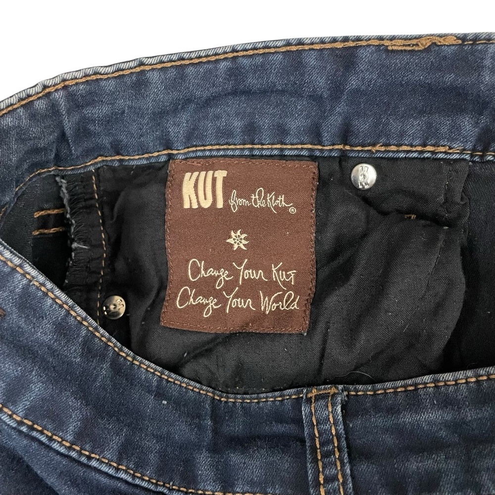 Kut From The Kloth ALI Fit and Flare Jeans Dark Wash 6 - Picture 6 of 12